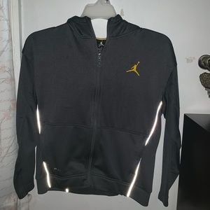 Jordan front zip hoodie sweater